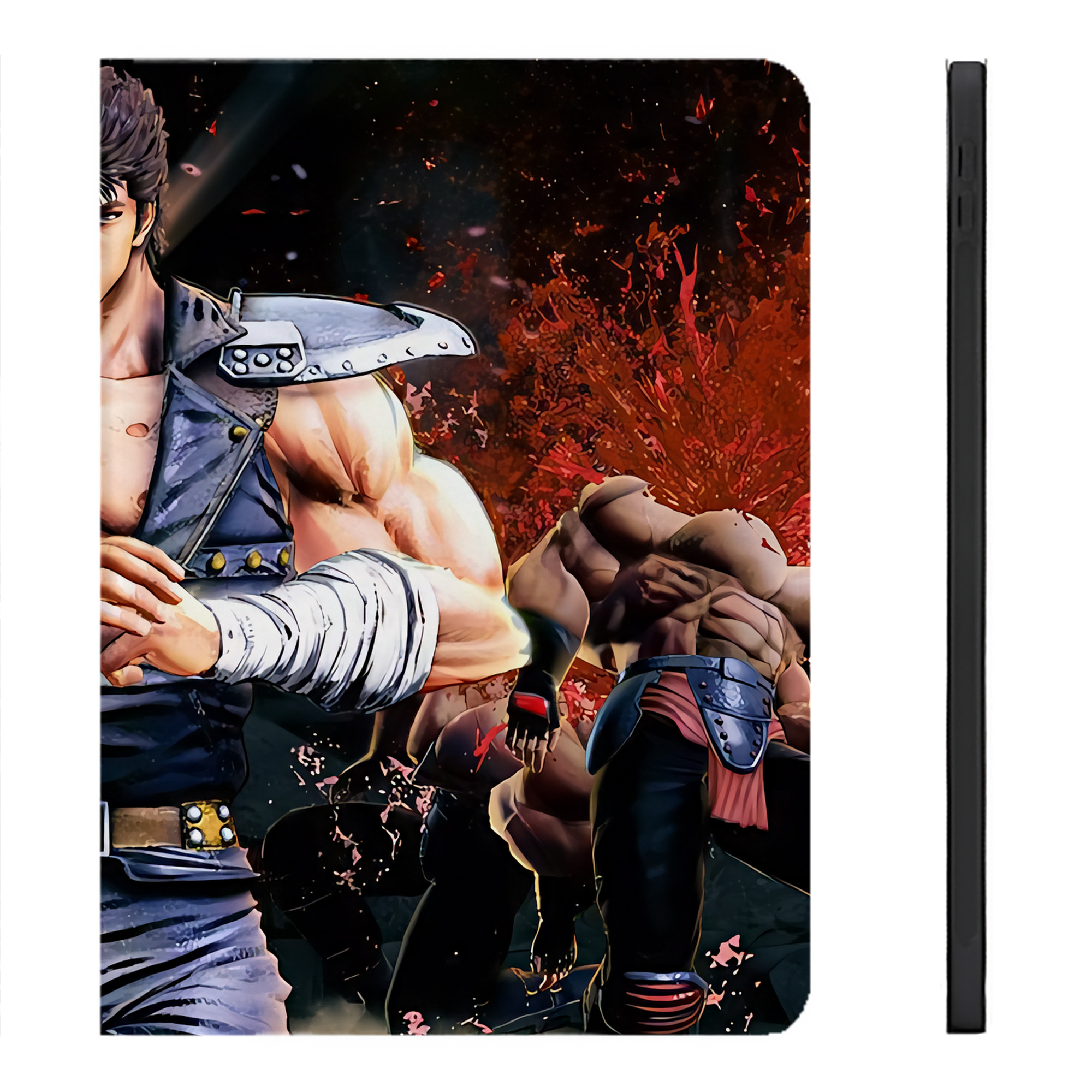 （画像用） 北斗の拳 Fist of the North Star IPadケース ペンホルダー付き ブックスタイルデザイン